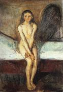 Edvard Munch Pubertat oil